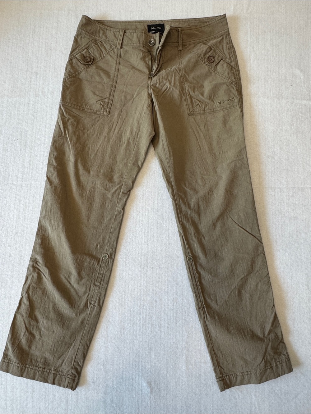Marmot women’s Olive Green Lightweight Outdoor Pants